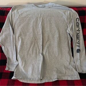 Carhartt gray long sleeve shirt XL